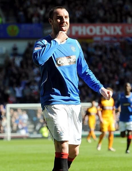 Rangers FC: Kris Boyd Scores His Second Goal Against Motherwell (April 11, 2009)