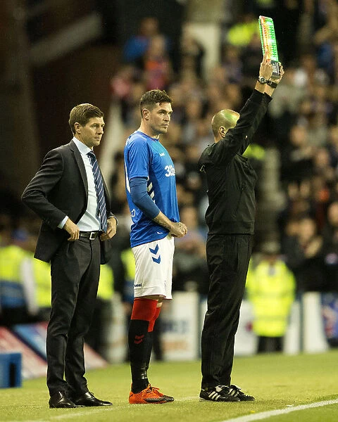 Rangers FC: Kyle Lafferty Replaces Daniel Candeias in Europa League Play Off at Ibrox Stadium