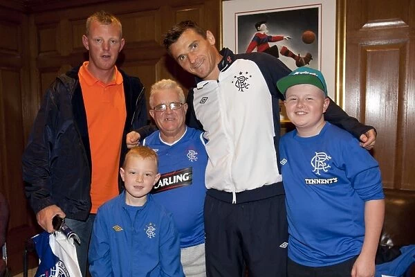 Rangers FC: Lee McCulloch Greets Fans at Ibrox Stadium Before Thrilling 5-1 Victory over Elgin City