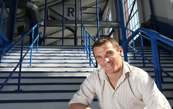 Rangers FC: Lee McCulloch at Ibrox - Media Day Before UEFA Cup Final