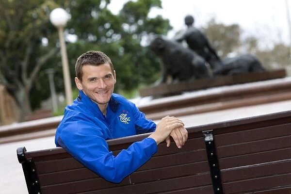 Rangers FC: Lee McCulloch Training at Sydney's Hyde Park during the 2010 Festival of Football
