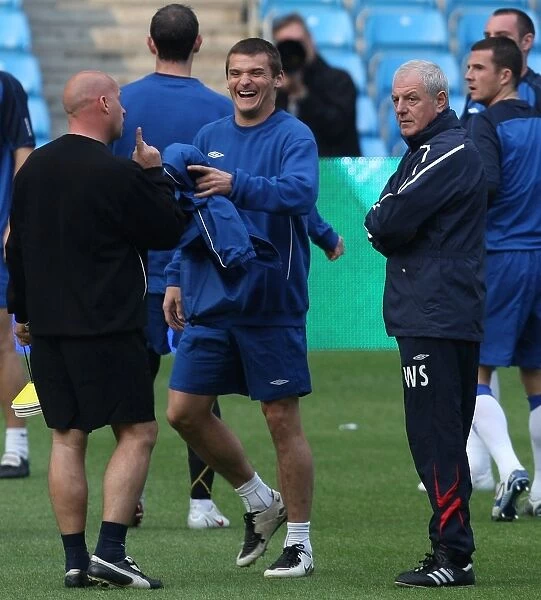 Rangers FC: Lee McCulloch's Training at Manchester City Stadium before the UEFA Cup Final (2008)
