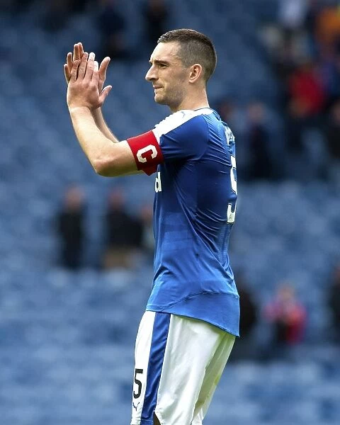 Rangers FC: Lee Wallace Rallies the Troops at Ibrox Stadium during Championship Clash vs Livingston