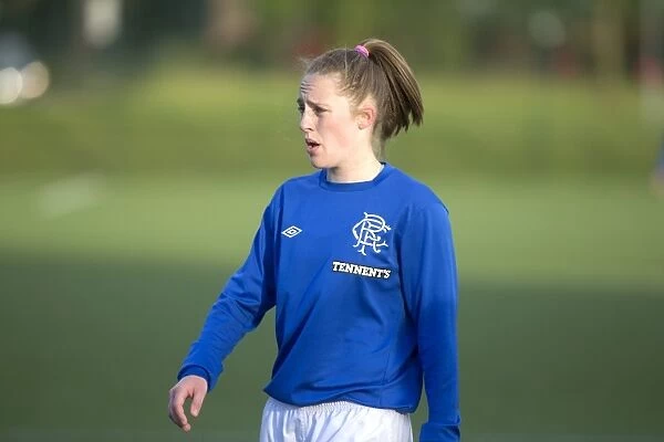 Rangers FC: Megan Foley's Intense Battle in Scottish Women's Premier League Soccer Match - Rangers Ladies vs. Hibernian Ladies