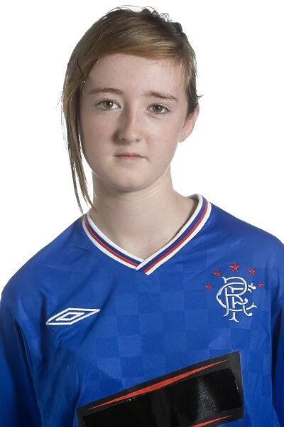 Rangers FC: Murray Park - Amy Lindsay with Rangers Ladies and U17 Team