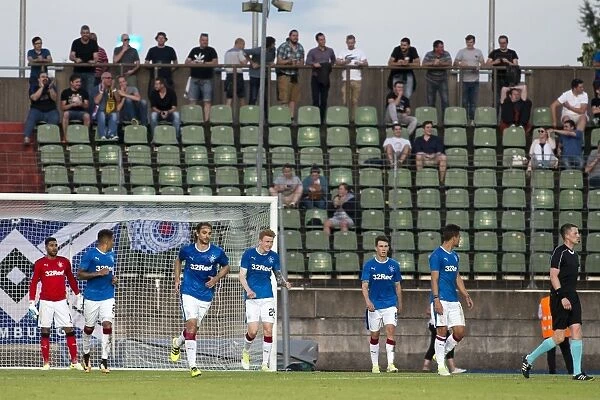 Rangers FC Players Mourn Second Goal in Europa League Qualifier vs Progres Niederkorn