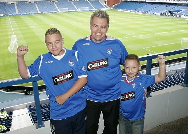 Rangers FC: Ramsay Family's Victory Celebration - Rangers 2-0 Heart of Midlothian, Clydesdale Bank Premier League, Ibrox