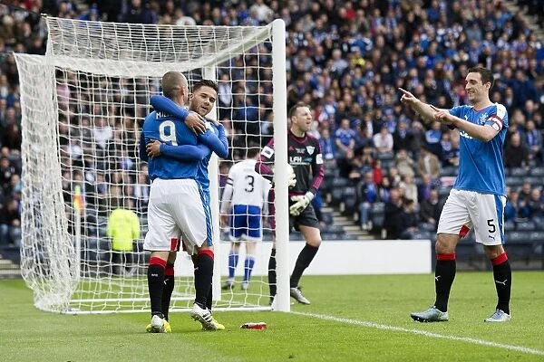Rangers FC: Scottish Cup Victory - Harry Forrester and Kenny Miller's Euphoric Moment after Own Goal by Peterhead