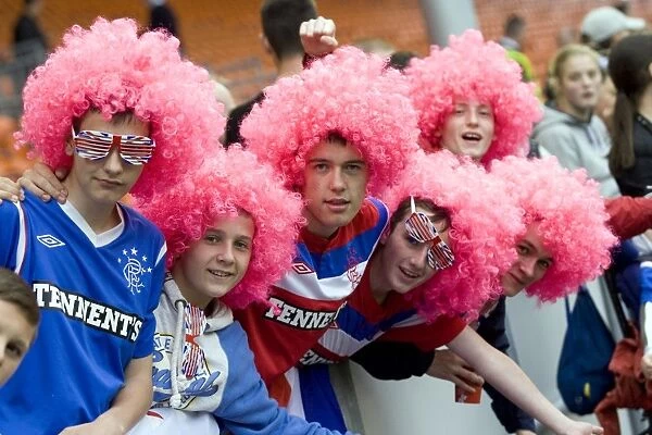 Rangers FC: A Sea of Supporters - 2-0 Victory Over Blackpool at Bloomfield Road