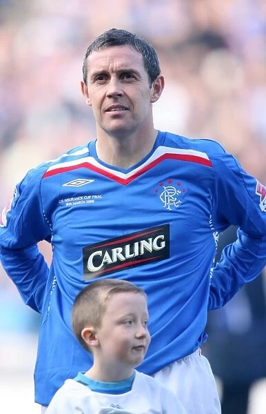 Rangers FC Triumph in the CIS Cup: David Weir Celebrates Victory Against Dundee United at Hampden Park (2008)