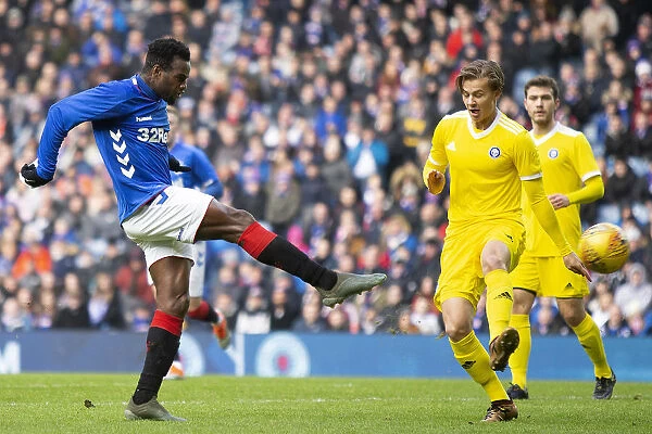 Rangers FC vs HJK Helsinki: Lassana Coulibaly's Thrilling Shot at Ibrox Stadium