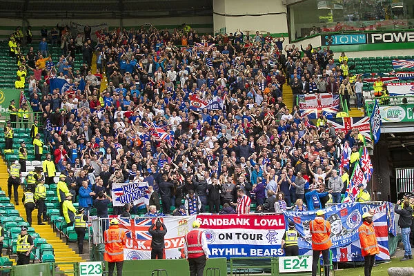 Rangers FC's Historic Scottish Cup Victory: Passionate Fans Celebrate Triumph at Celtic Park (2003)