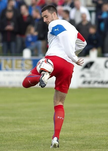 Rangers FC's Lee Wallace Prepares for Pre-Season Friendly against Buckie Thistle: Scottish Cup Champions (2003)