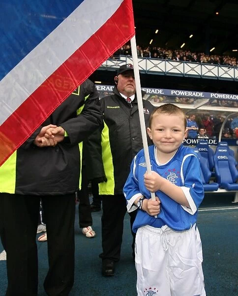 Rangers Flag Bearers Triumph: Celebrating a Glorious 1-0 Victory over Celtic at Ibrox