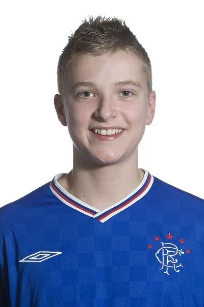 Rangers Football Club: Under 10s and Under 14s Team and Individual Portraits - Murray Park: Focus on U14s Star, Jordan O'Donnell
