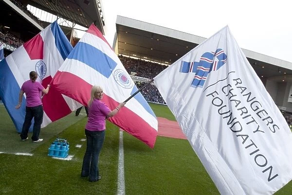 Rangers Football Club: 2-0 Queens Park - Flag Bearers Support PINK Charity Foundation