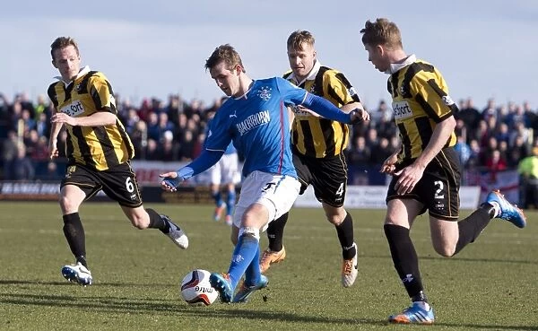 Rangers Football Club in Action: David Templeton Scores Against East Fife in Scottish League One at Bayview Stadium
