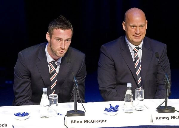Rangers Football Club: Allan McGregor and Kenny McDowall at the 2010 Junior AGM