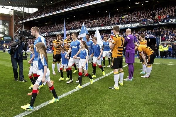 Rangers Football Club: Alloa Athletic Pays Tribute - Ladbrokes Championship Match at Ibrox Stadium