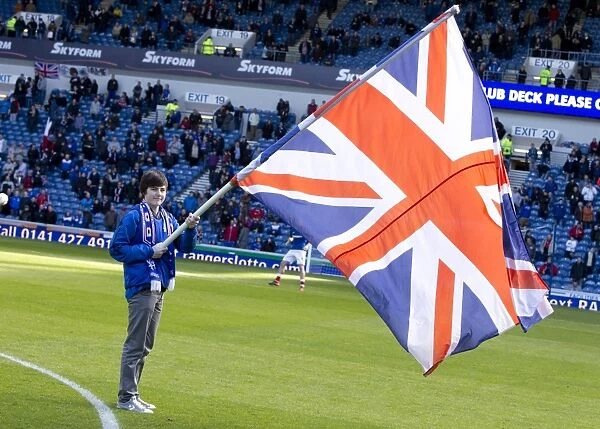 Rangers Football Club: Callum Barrie's Triumph - Rangers 3-1 East Stirlingshire: Ibrox Stadium Flag Raising