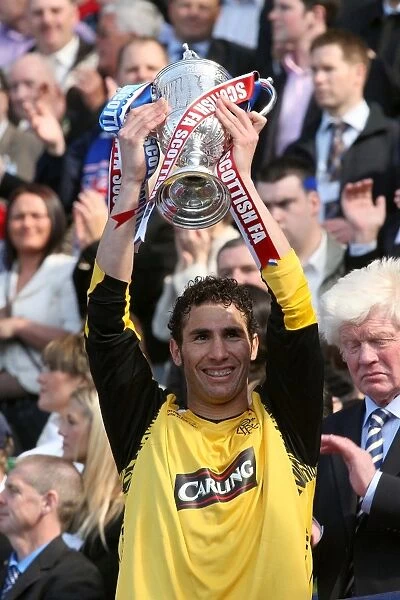 Rangers Football Club: Carlos Cuellar's Triumph with the Scottish Cup (2008) - Scottish Cup Final Win