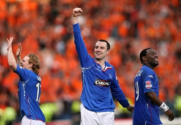 Rangers Football Club: Celebrating CIS Insurance Cup Victory Over Dundee United (2008)