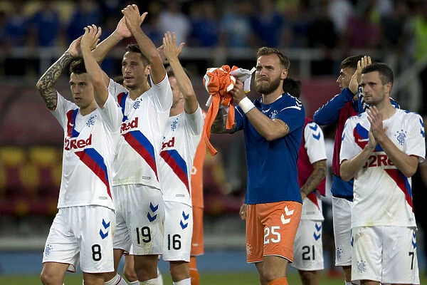 Rangers Football Club: Celebrating Europa League Victory with Adoring Fans at Philip II Arena