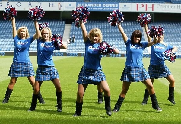 Rangers Football Club: Champions Walk 2010 - United in Support: Cheerleaders Spark Fan Spirit with Charitable Engagement