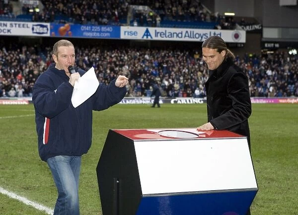 Rangers Football Club: Dado Prso Conducts Rising Stars Draw at Ibrox - Clydesdale Bank Premier League