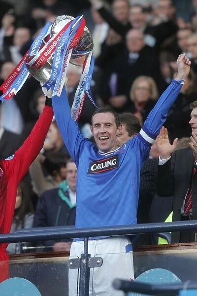 Rangers Football Club: David Weir Celebrates Co-operative Insurance Cup Victory