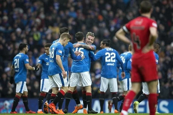 Rangers Football Club: Double Joy - Cummings and Halliday's Goal Celebration in the 2003 Scottish Cup Quarterfinal at Ibrox