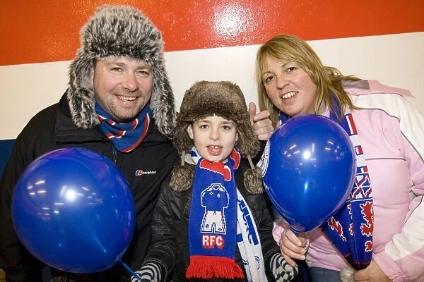 Rangers Football Club: Family Fun & Triumph - 3-0 Win Against Motherwell (Broomloan Stand)