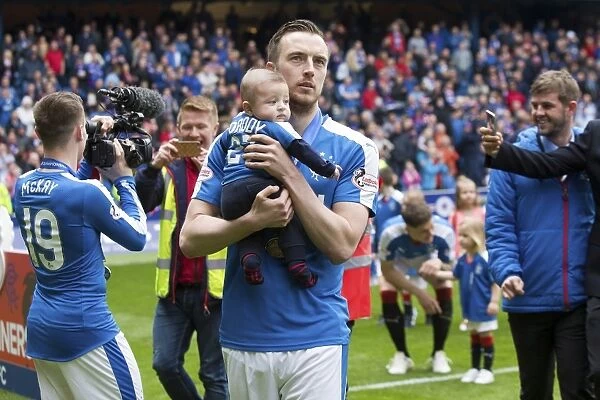 Rangers Football Club: Father and Son's Championship Victory Celebration at Ibrox Stadium (2003)