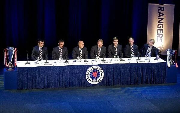 Rangers Football Club: Gathering of Legends - 2010 Junior AGM: McCulloch, McGregor, McDowall, McCoist, Lafferty, Sinclair, and Naismith