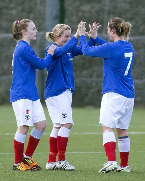 Rangers Football Club: Hayley Cunningham Scores the Winning Goal in Scottish Women's Premier League Match Against Hibernian