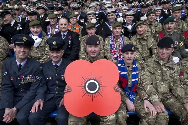 Rangers Football Club Honors 400 Military Personnel: A Remembrance Day Tribute (2-0 vs. Peterhead at Ibrox Stadium)