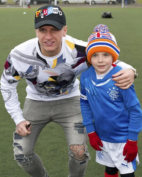 Rangers Football Club: Jason Holt and Jason Cummings Engage Young Soccer Stars at Easter Camp, Ibrox Complex