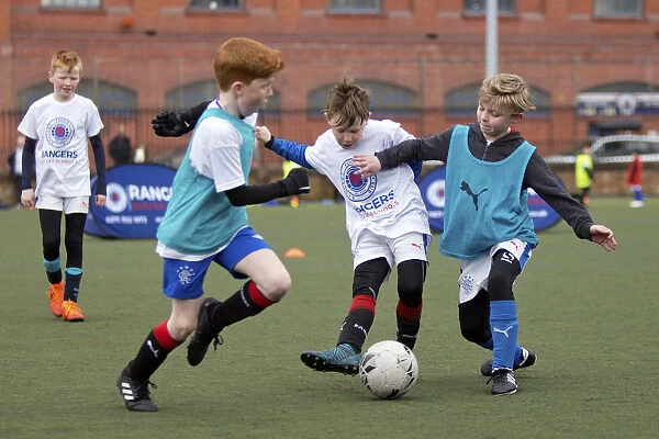 Rangers Football Club: Jason Holt and Jason Cummings Spark Soccer Passion at Easter Camp, Ibrox Complex (Scottish Cup Champions 2003)