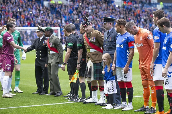 Rangers Football Club: John Greig and Armed Forces Celebrate Scottish Cup Victory (2003)