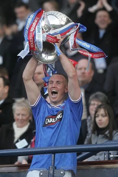 Rangers Football Club: Kenny Miller Celebrates Co-operative Insurance Cup Victory