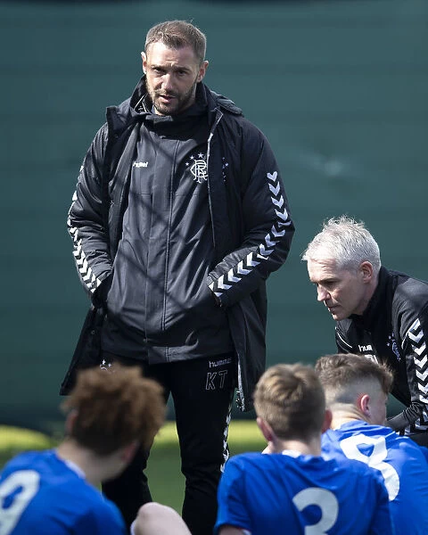 Rangers Football Club: Kevin Thomson Coaches Next Generation at Oriam during Hearts U18 League Match (Scottish Cup Winners 2003)