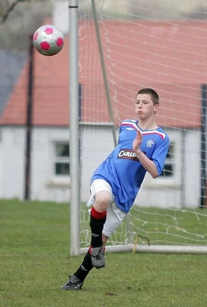 Rangers Football Club: Kids in Action at Soccer Camp, Inverclyde Sports Centre, Largs