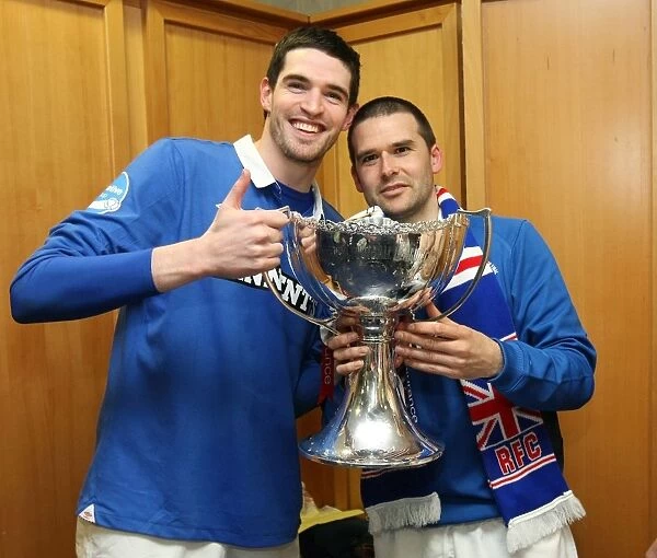 Rangers Football Club: Lafferty and Healy's Emotional Reaction - Co-operative Cup Victory (2011)