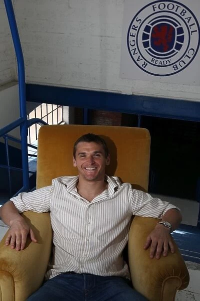Rangers Football Club: Lee McCulloch at Ibrox - UEFA Cup Final Media Day