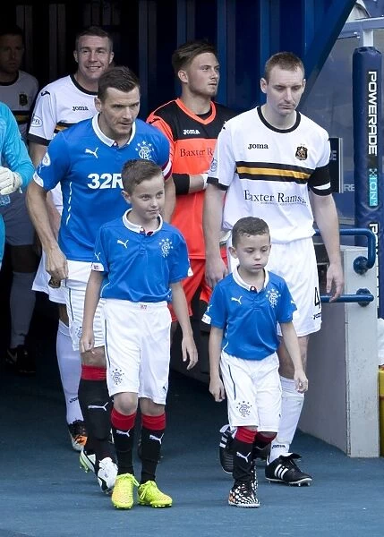 Rangers Football Club: Lee McCulloch and Triumphant Mascots Celebrate Scottish Cup Victory at Ibrox Stadium (2003)