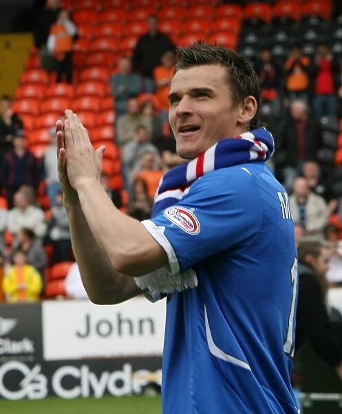 Rangers Football Club: Lee McCulloch's Euphoric Moment - Clinchning the 2008-09 Championship Title at Tannadice Against Dundee United