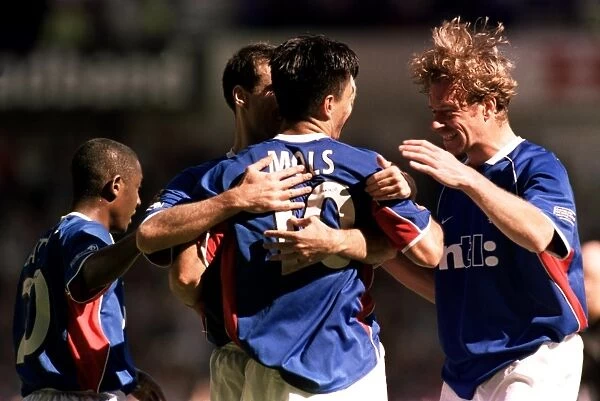 Rangers Football Club: Michael Mols Scores the Opening Goal Against Dundee (1999)