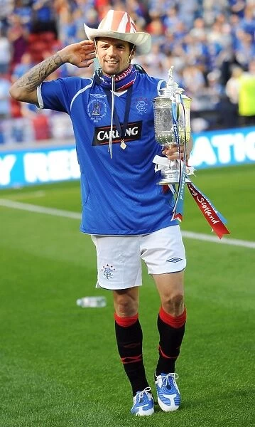 Rangers Football Club: Nacho Novo's Triumphant Homecoming with the Scottish Cup (2009) - Champions Once Again