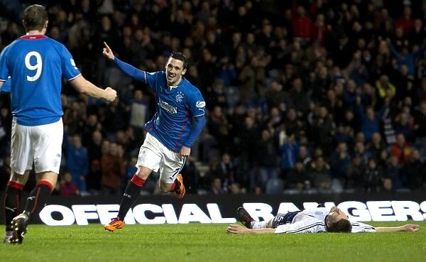 Rangers Football Club: Nicky Clark's Double Strike - Scottish League One Victory Celebration (Scottish Cup, 2003)