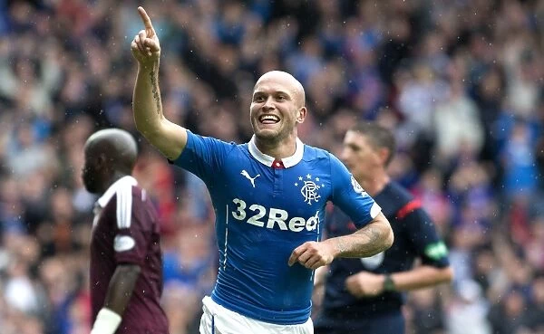 Rangers Football Club: Nicky Law's Euphoric Goal Celebration in the SPFL Championship at Ibrox Stadium (Scottish Cup Winning Moment, 2003)